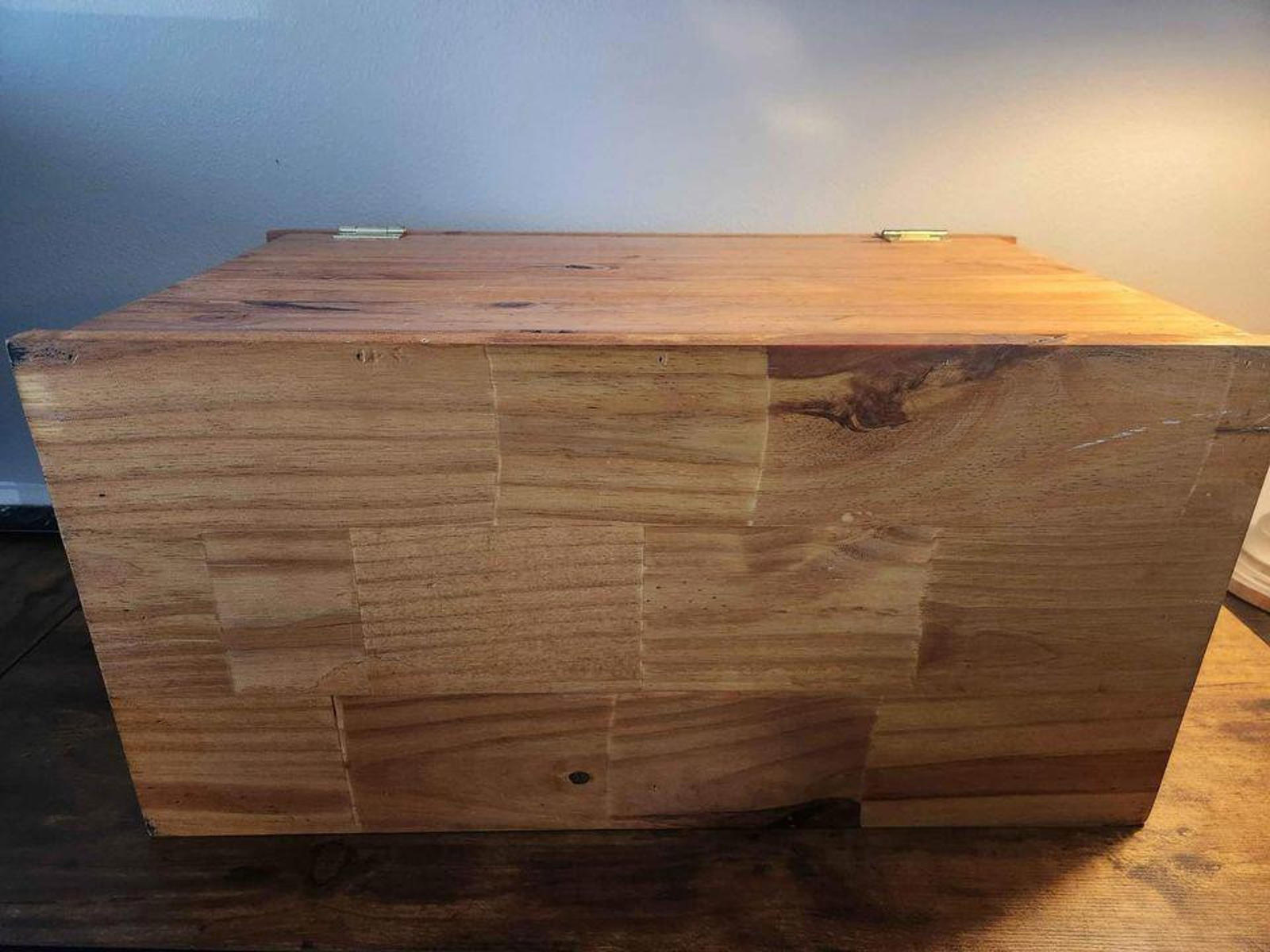 Wood Chest | Handmade – Cross – Candle Box