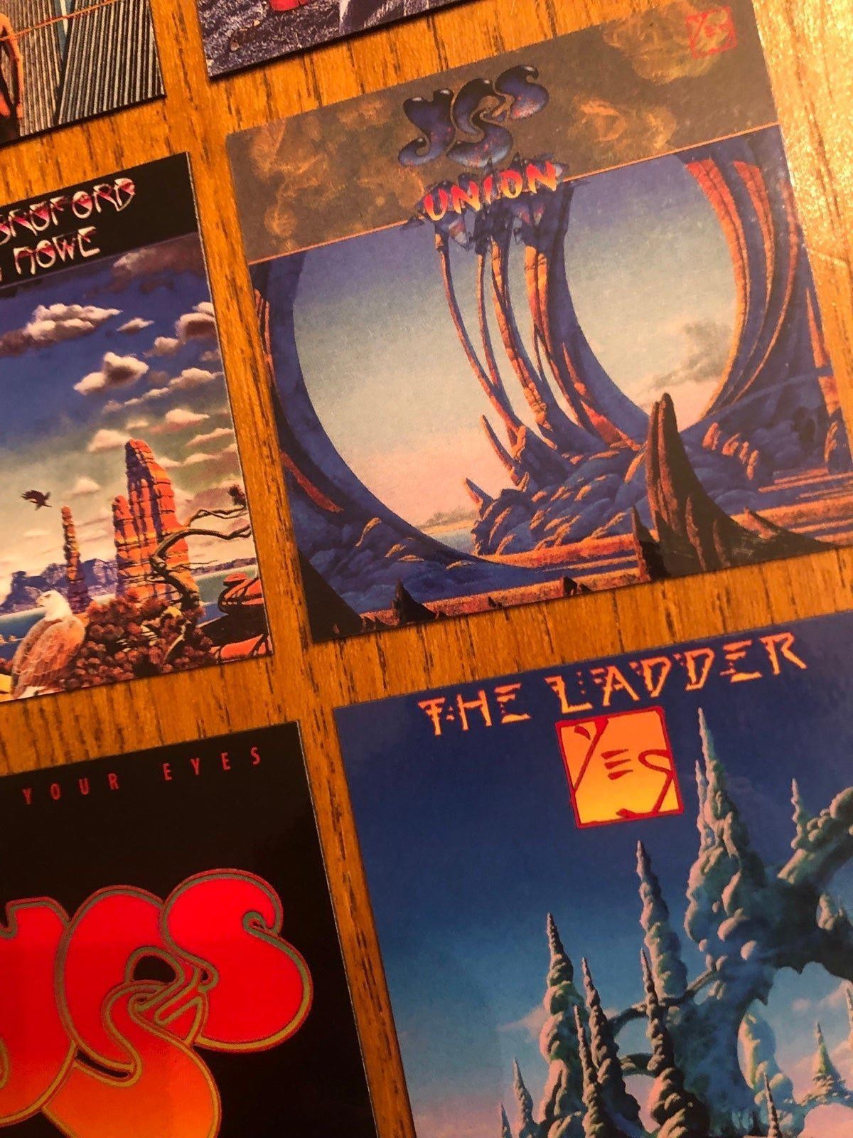 Yes FRIDGE MAGNETS huge set progressive rock classic music gift idea