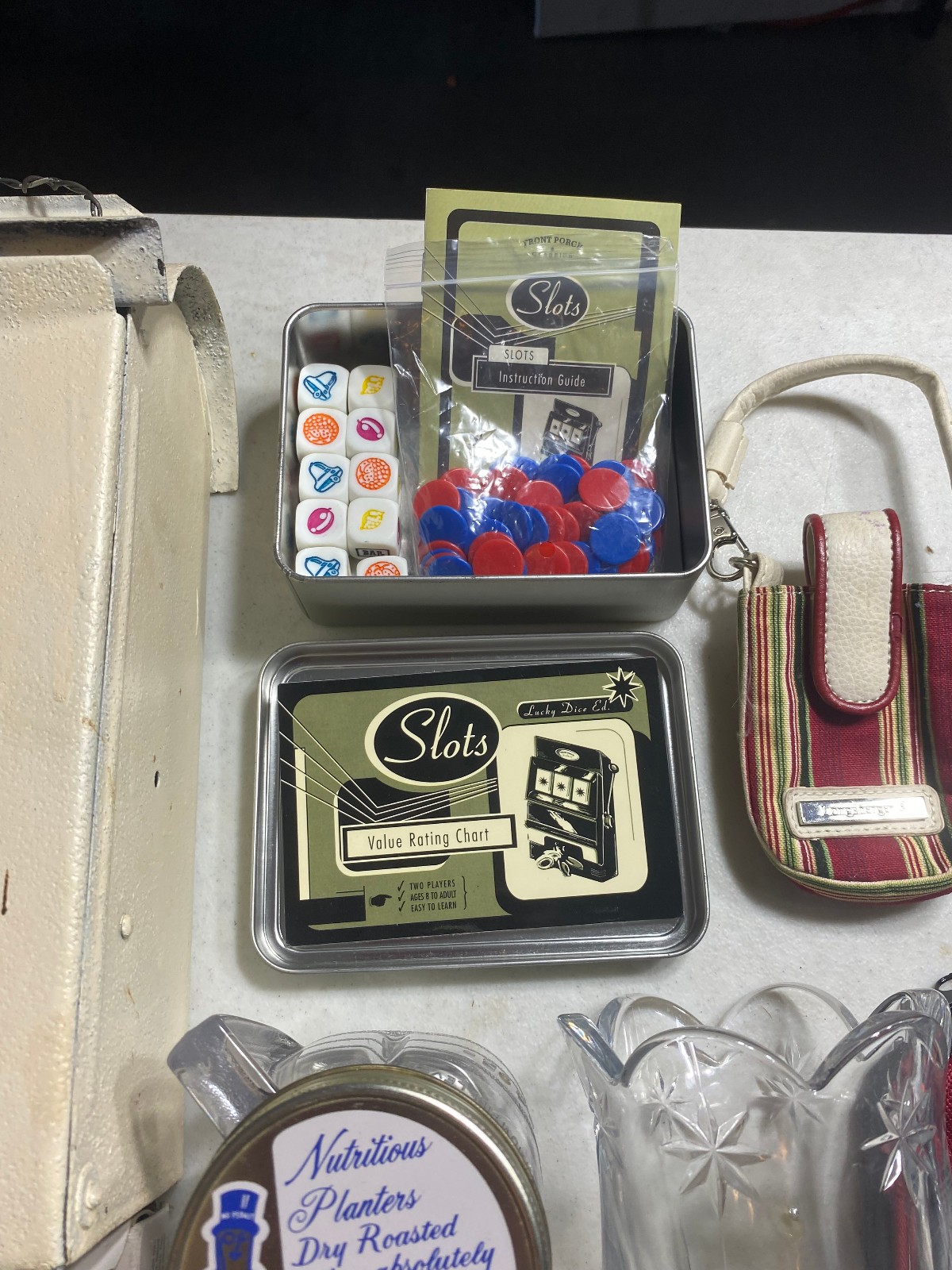 Huge Junk Drawer Lot Collection Mirrors Candle Holders Electronic Random Items