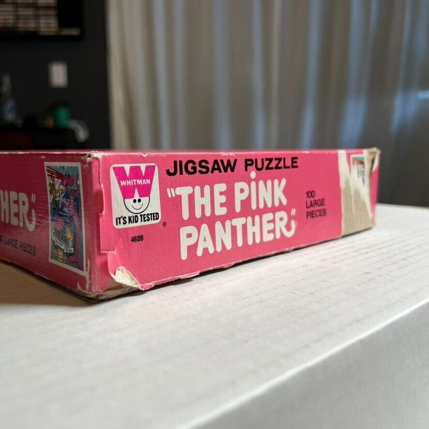 Vtg Whitman Pink Panther Puzzle 1974 Complete 14 x 18 CIB