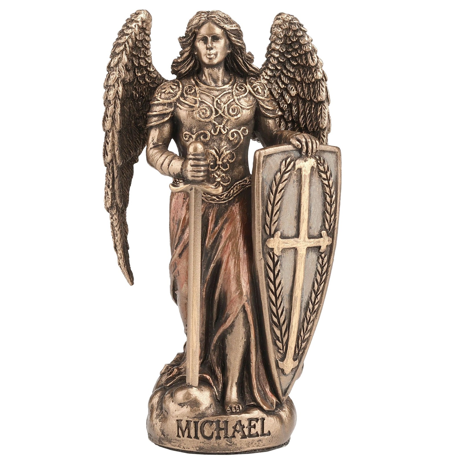 Veronese Saint Michael Archangel Figurine 3.6in Hand Painted Home Decor Gift