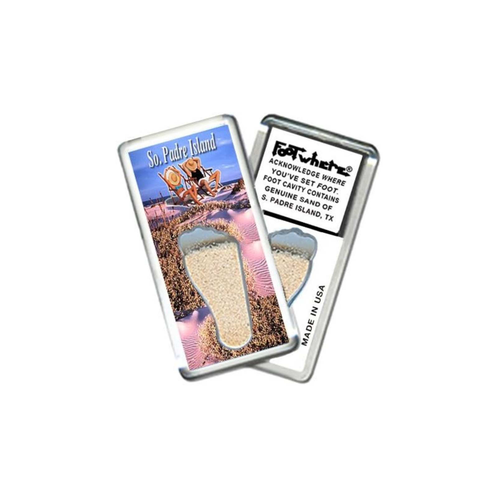 S. Padre Isle FootWhere Magnet SP203 – Chillin | Soil USA