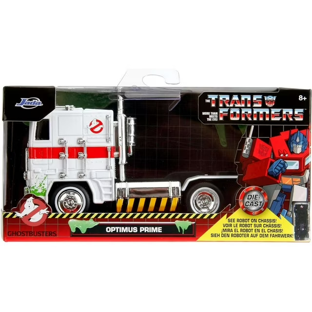 JADA 1:32 TRANSFORMERS OPTIMUS PRIME ” GHOSTBUSTERS” Version / Variant Edition