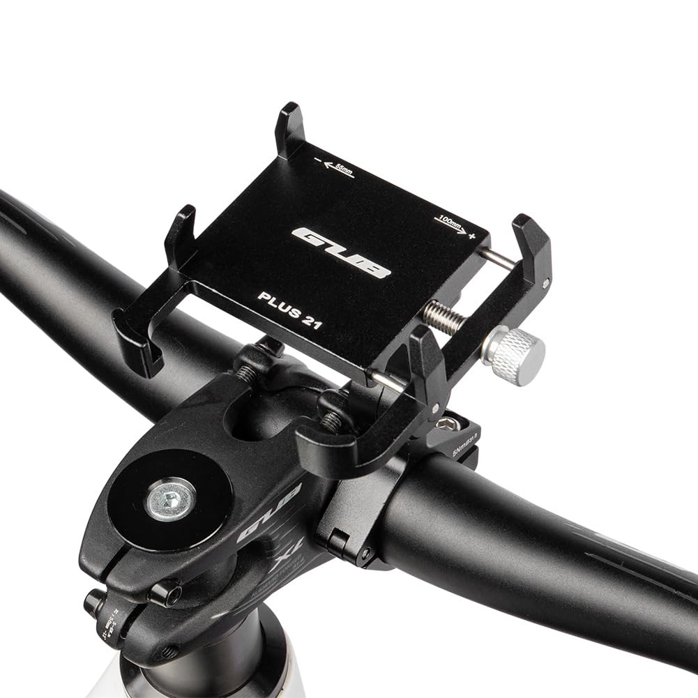 GUB PLUS21 Bike Motorcycle Phone Holder Aluminum Handlebar Mount Waterproof Case