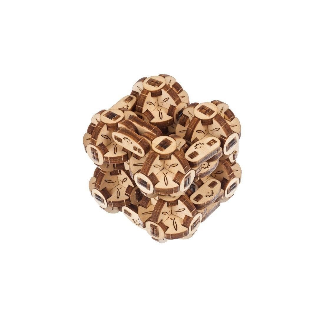 UGEARS Flexi Cubus 2 0 Mini Octasphere Puzzle UGEARS Mixed Materials Everyday