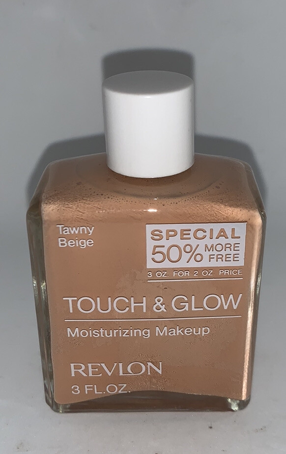 Revlon Touch & Glow Moisturizing Makeup ~ Tawny Beige ~ Large Size 3 Oz