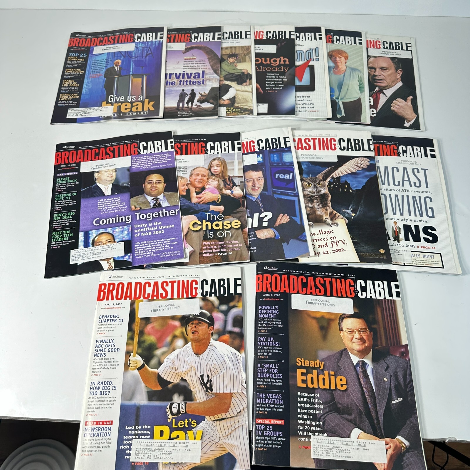 800+ HUGE Lot Broadcasting & Cable Magazines Vintage TV Radio History 1990-2000s