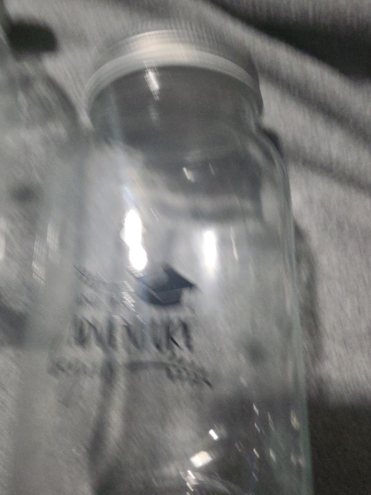 Set of 2 Glass Graduation Jars with Airtight Lids