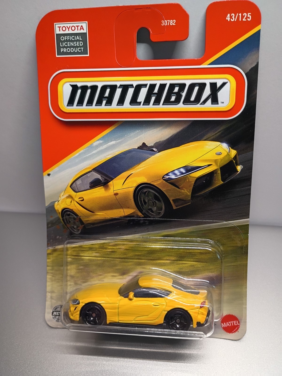Matchbox 2023 Toyota GR Supra Yellow Diecast 1:64 Scale Mattel Must See! New