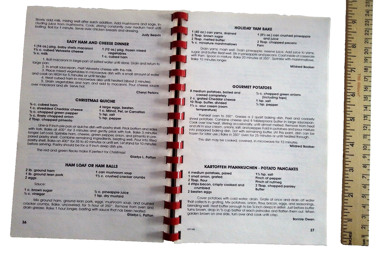 6 Spiral Bound Cookbooks Pre 2000. About 700 pages of interesting recipes