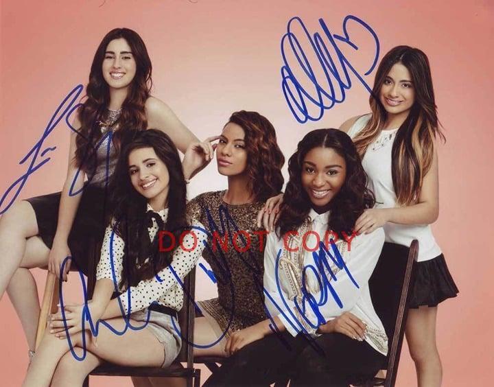 Fifth Harmony band SIGNED reprint 8×10 Photo Autographed RP #2