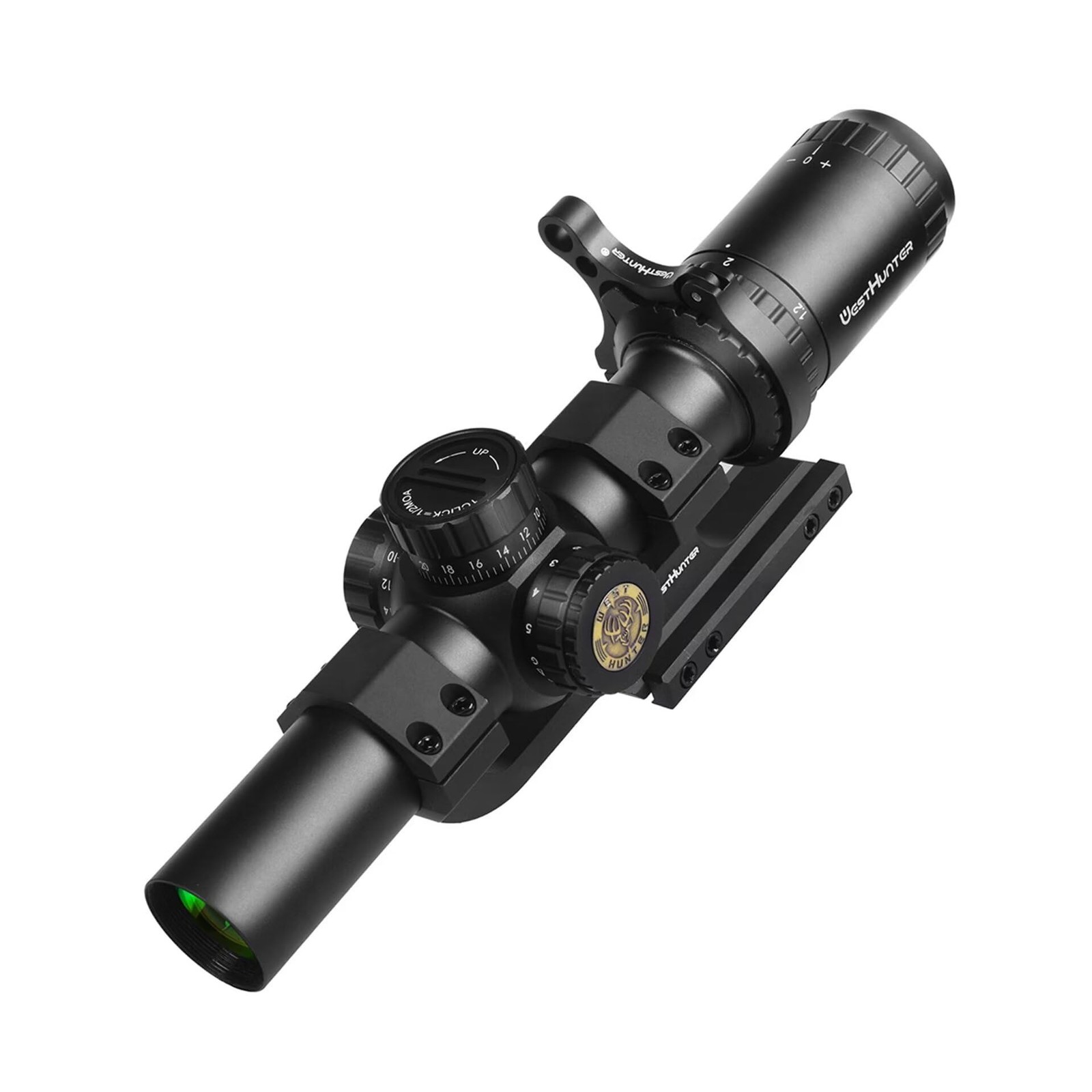 WestHunter Optics HD 1.2-6×24 IR FFP LPVO Riflescope, 30 mm Tube First Focal …