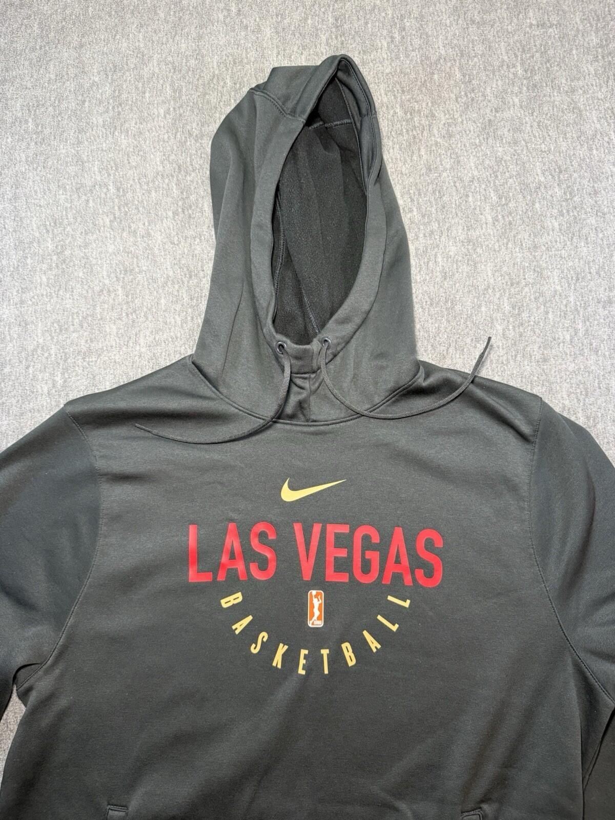 Nike Las Vegas Basketball WNBA Men’s Hoodie Sweatshirt-Dri-Fit/Medium/Black