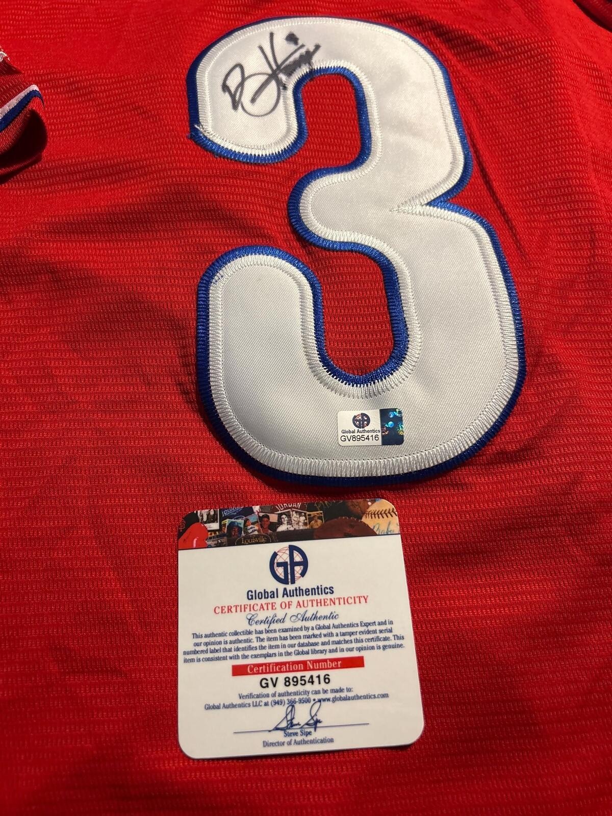 Bryce Harper Signed Autographed Phillies Majestic Baseball Jersey w/ GA COA