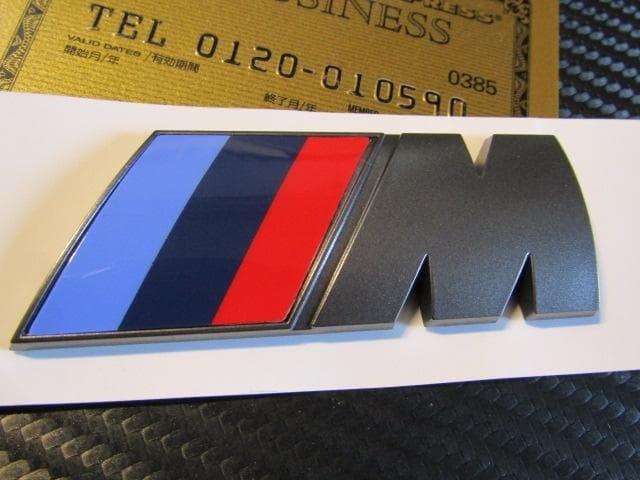 ● BMW M SPORT genuine TYPE MAD SILVER ABS emblem