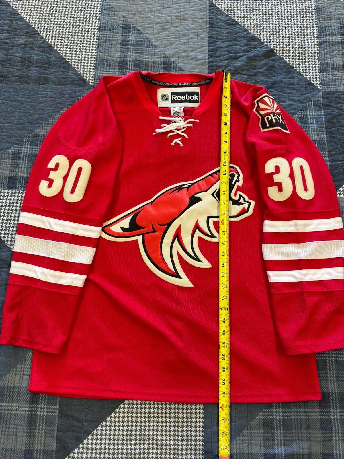 Vintage 2000s Reebok Rare Arizona Coyotes Ilya Bryzgalov #30 Mens SZ 50