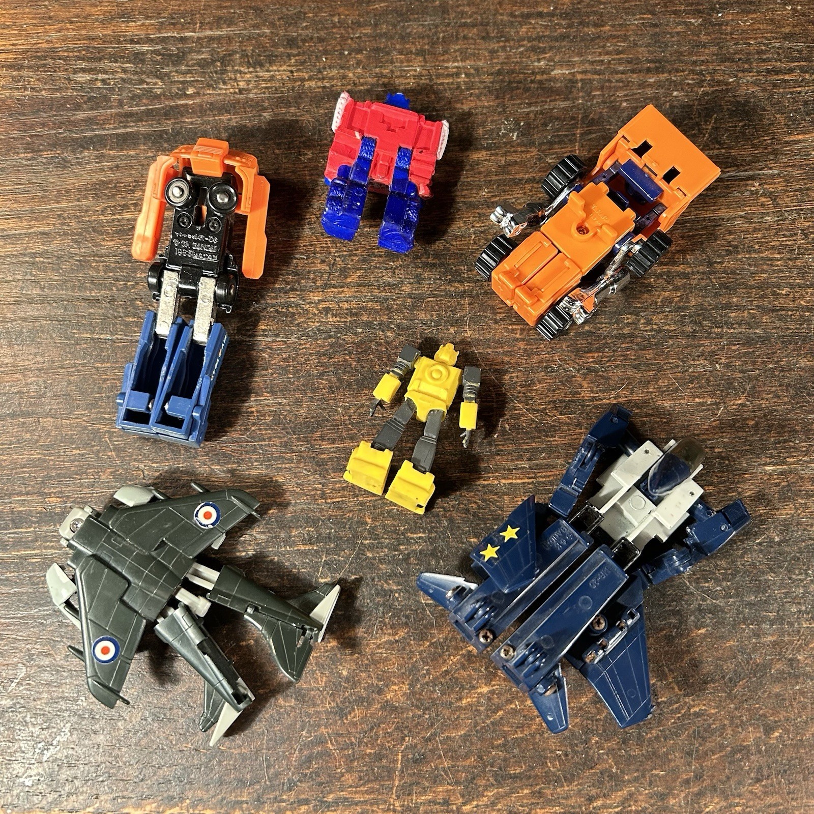 Vintage Toy Lot (6) Transformers Action Figures