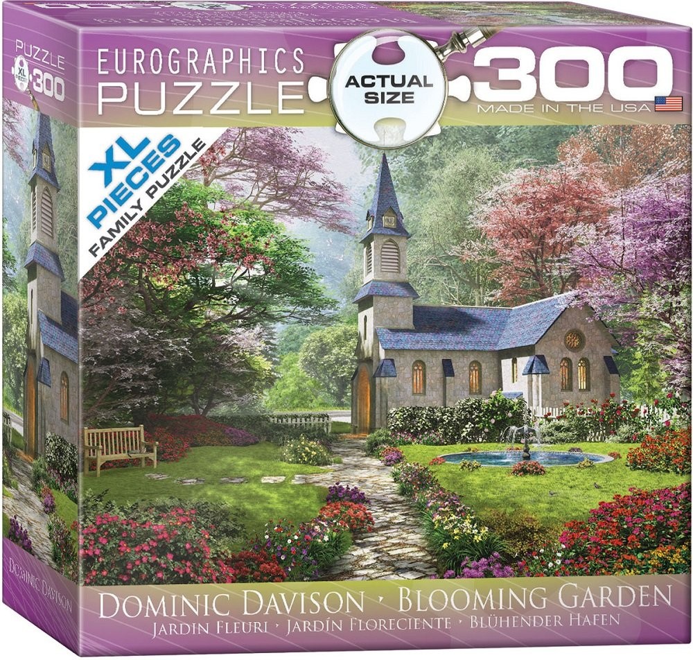 EuroGraphics Blooming Garden Dominic Davison 300 Piece Puzzle Multi